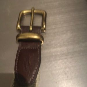 Coach belt